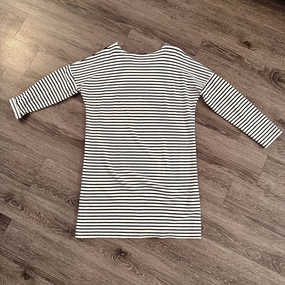 Sonnet James A Play Dress White and Navy Stripe New